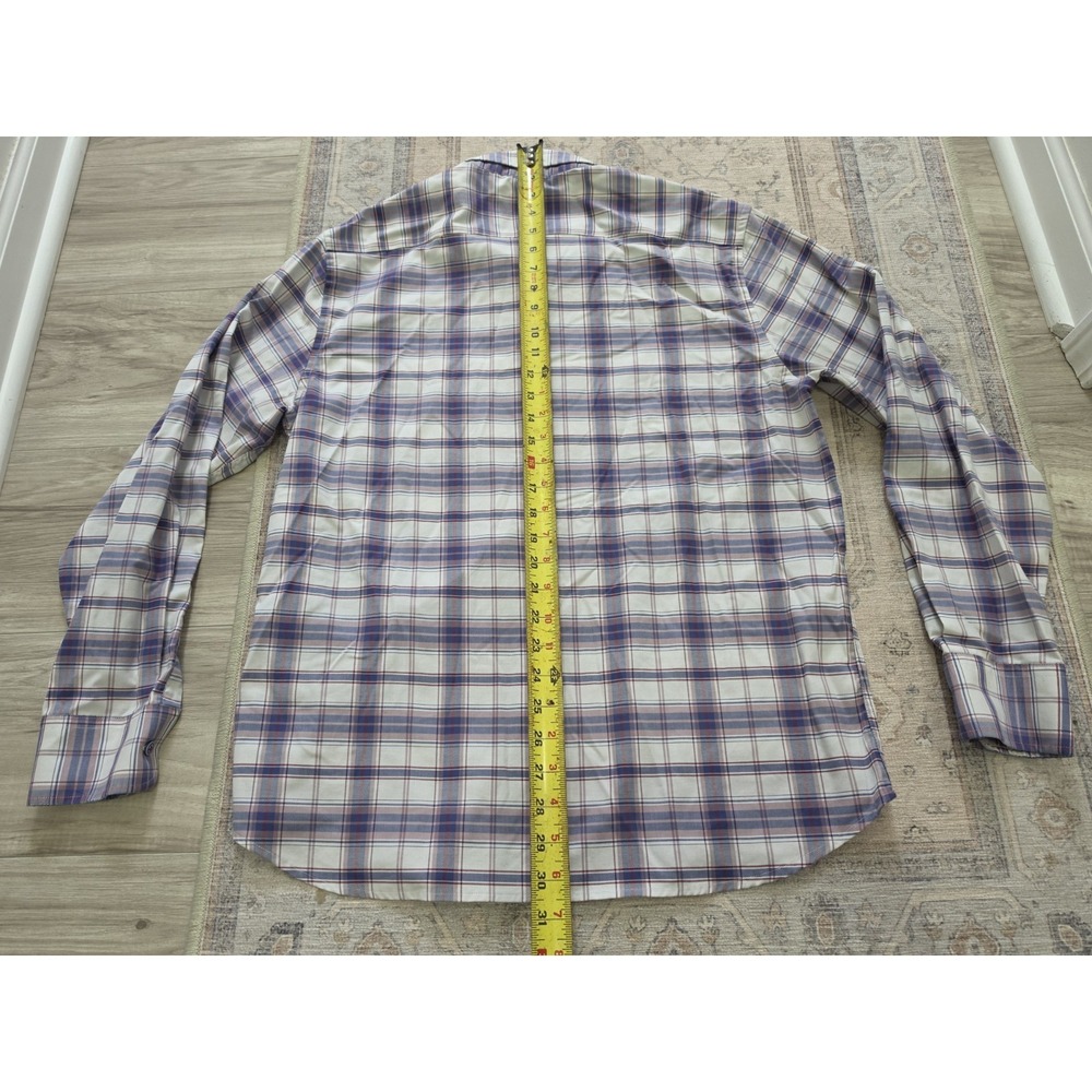 Twillory Mens Large Blue Red Plaid Button Shirt large - Picture 8 of 8